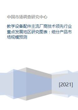教學設備配件主流廠商技術領先、行業重點發展地區研究與細分產品市場規模預測及成果轉讓分析